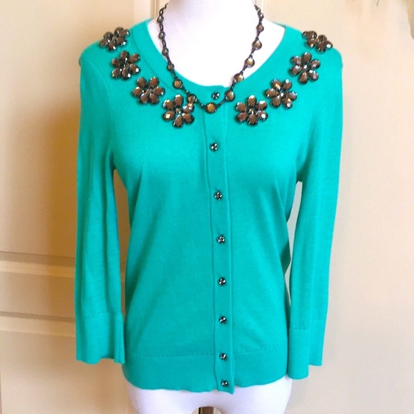 Kate Spade Bejeweled light sweater - Picture 1 of 7